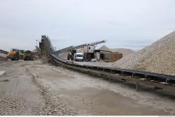 Photo Textures of Background Gravel Mining